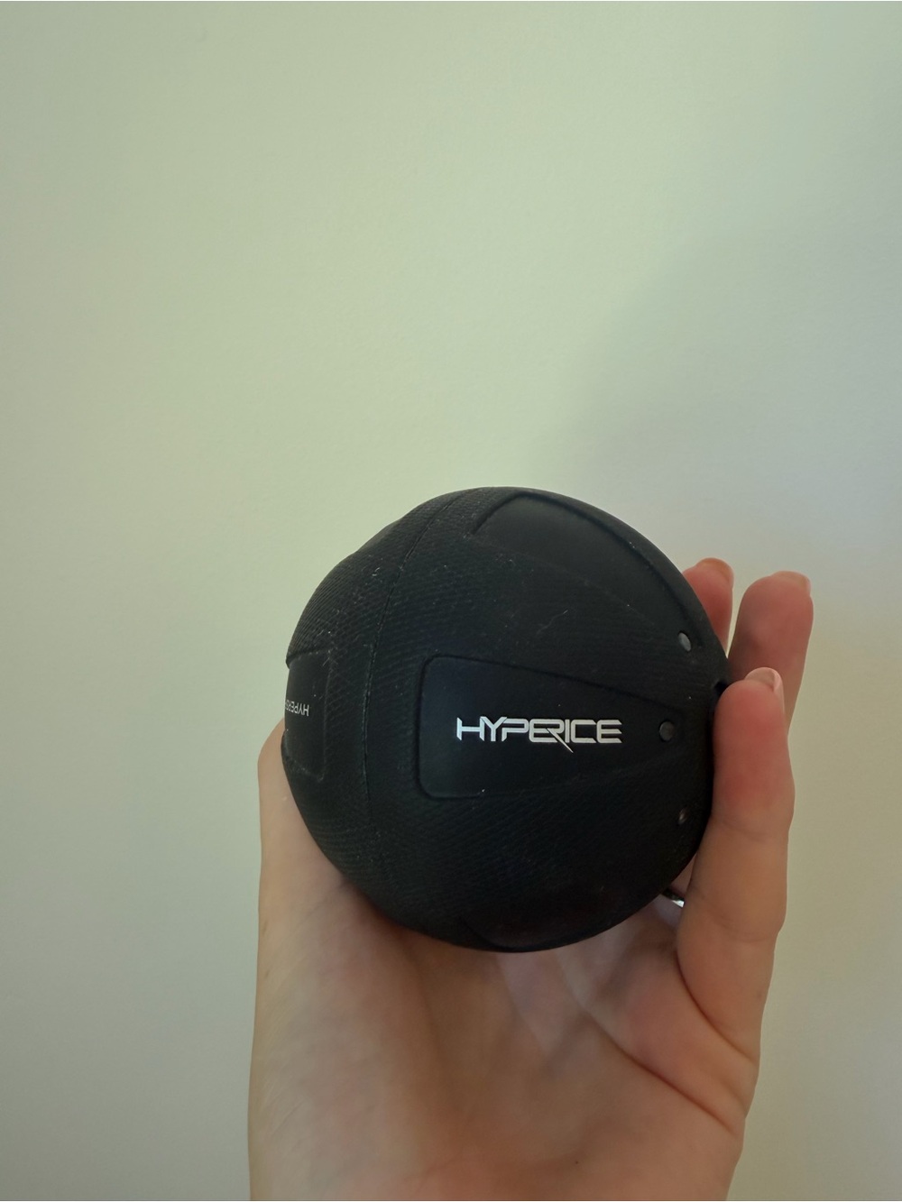 Hyperice Black Percussive Massage Ball - Compact Recovery Tool